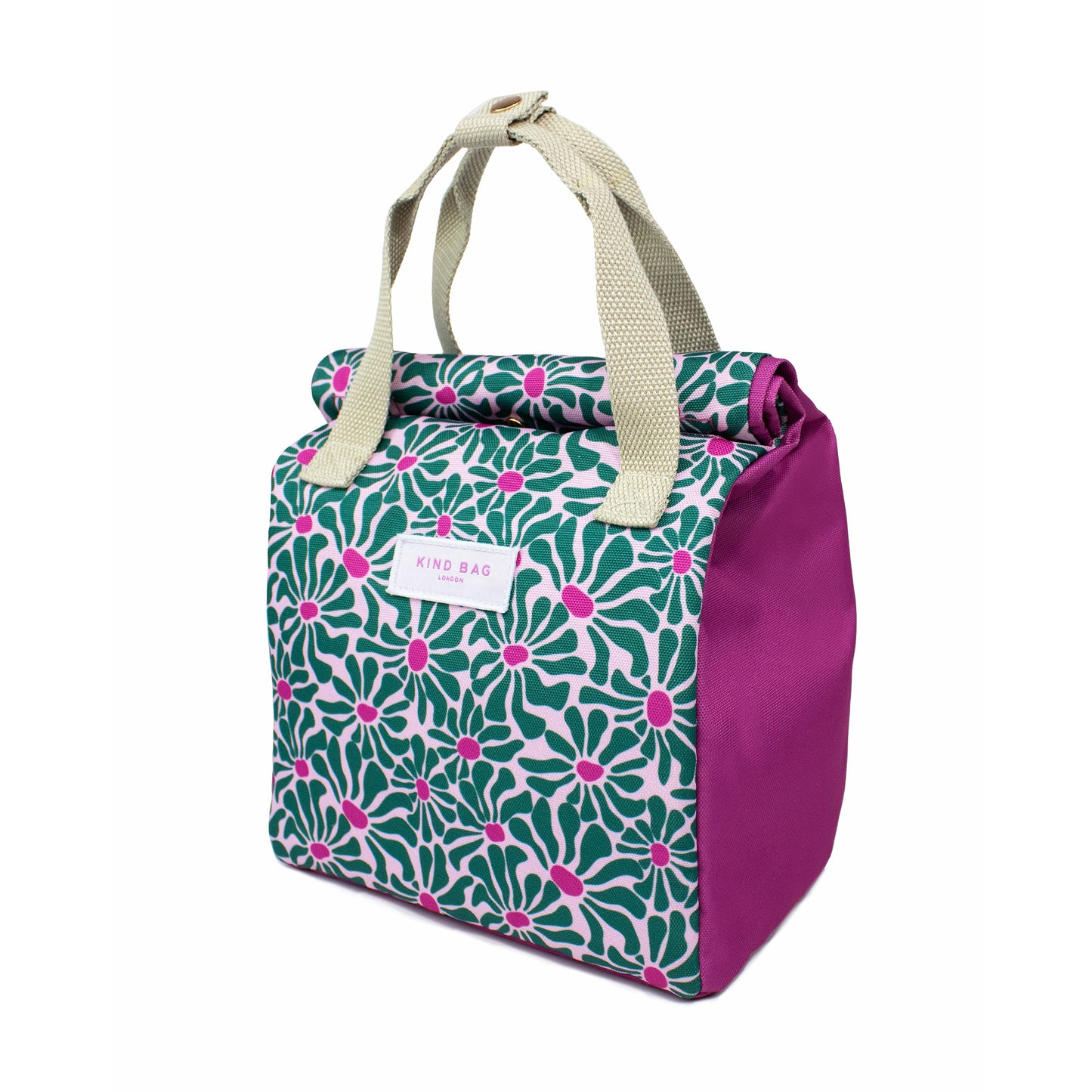 Kind Bag Lunch Bag Abstract Flowers