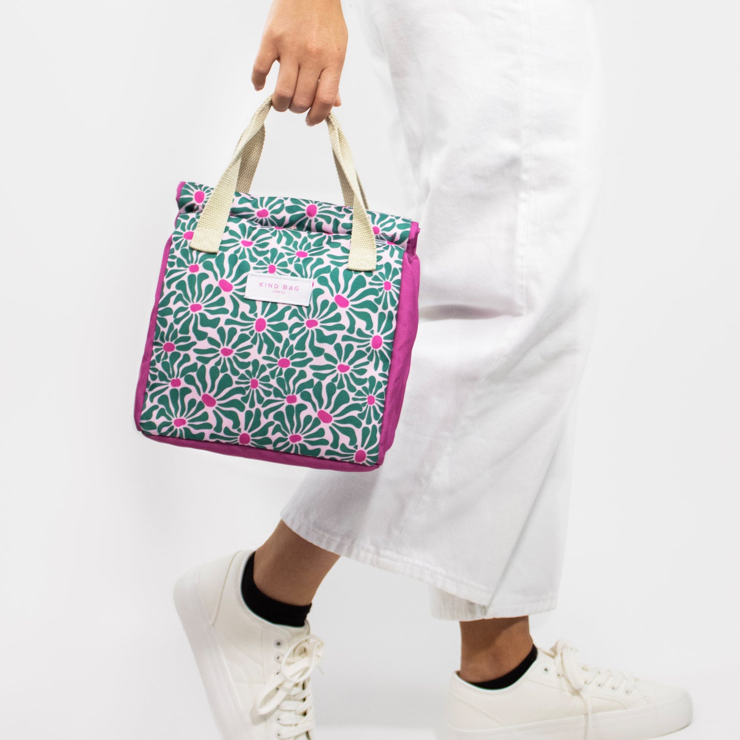 Kind Bag Lunch Bag Abstract Flowers