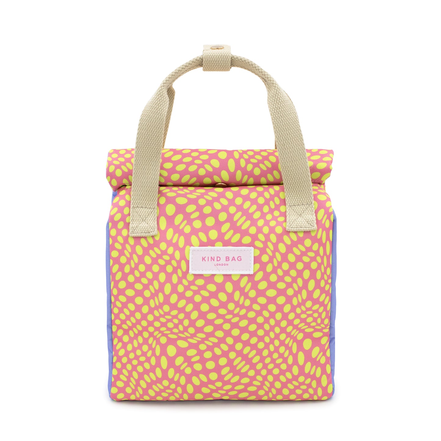 Kind Bag Lunch Bag Twisted Polka Pink & Yellow