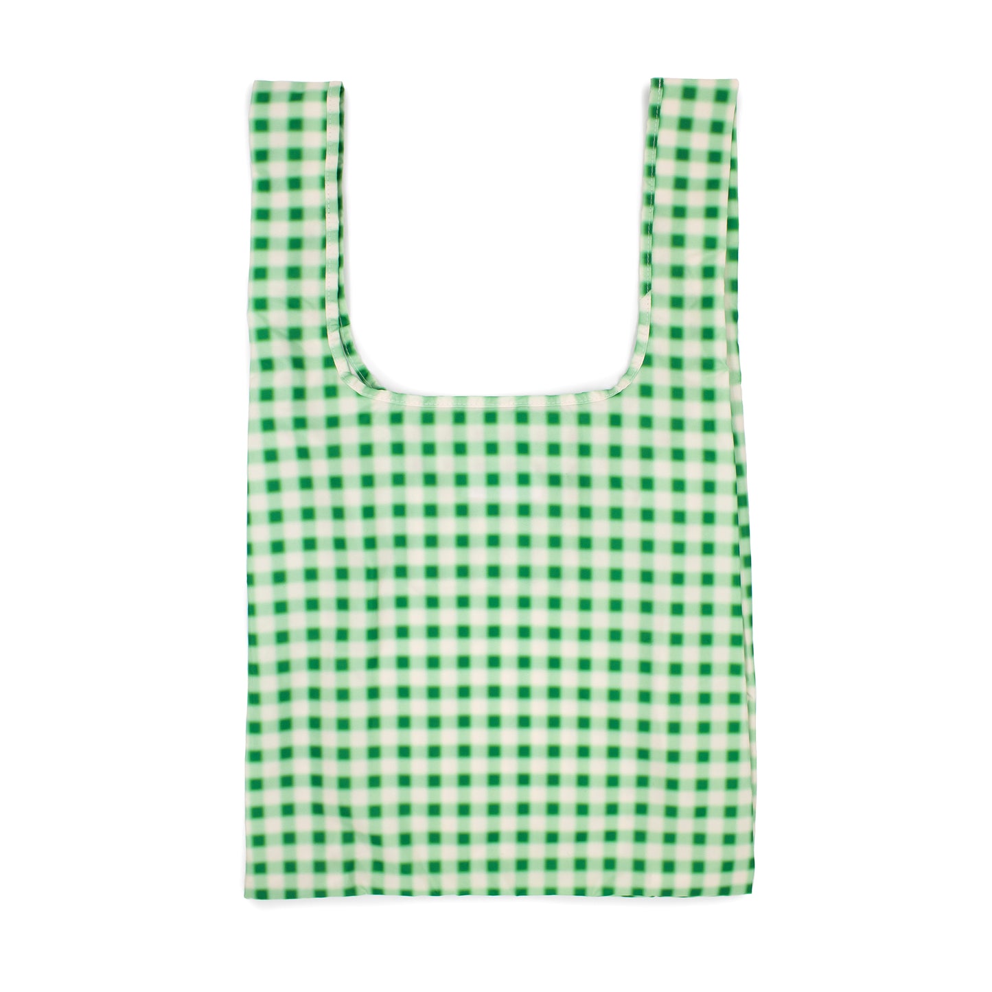 Kind Bag Reusable Bag Medium Blurred Plaid Green