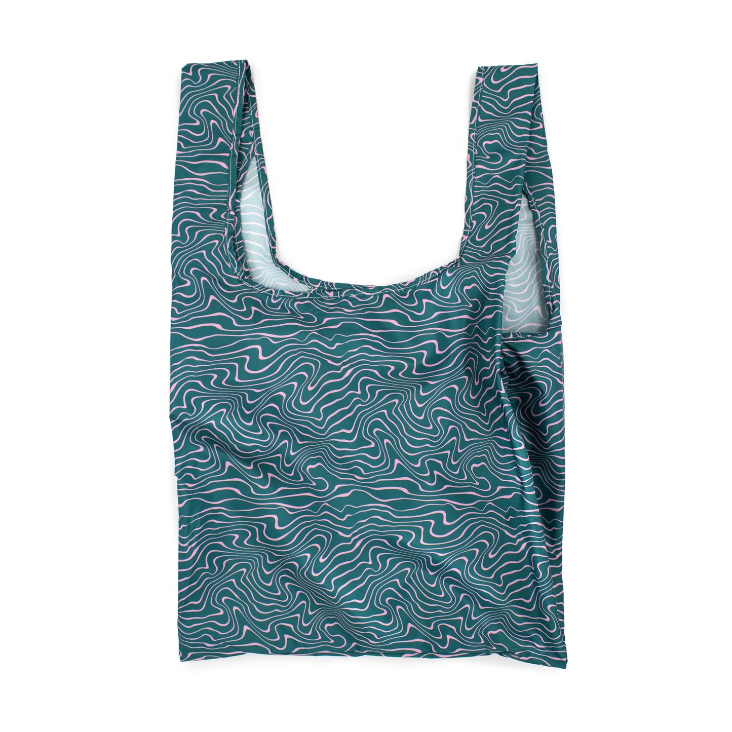 Kind Bag Reusable Bag Medium Contours Green