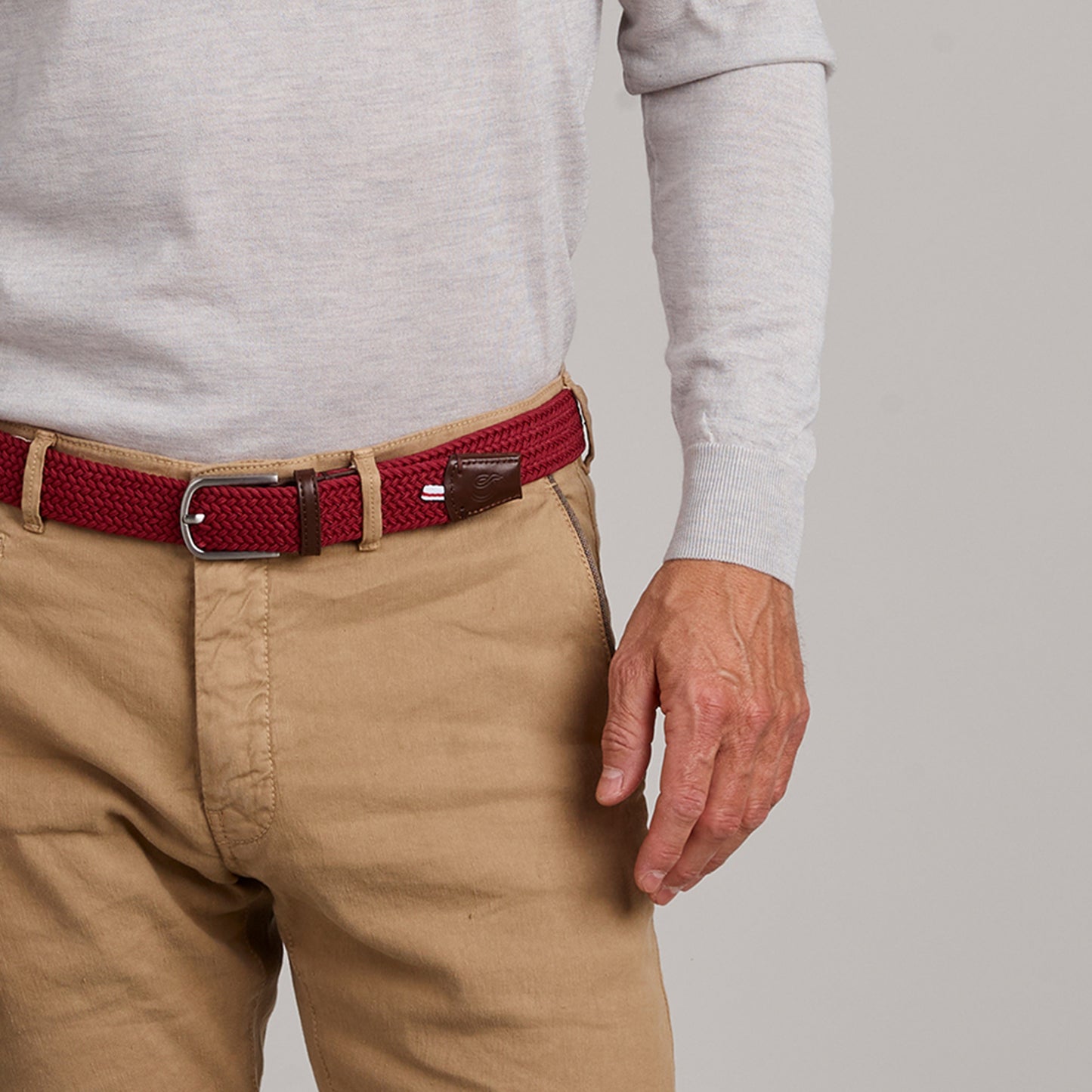 La Boucle La Boucle Mono Bordeaux Woven Belt Woven Belt