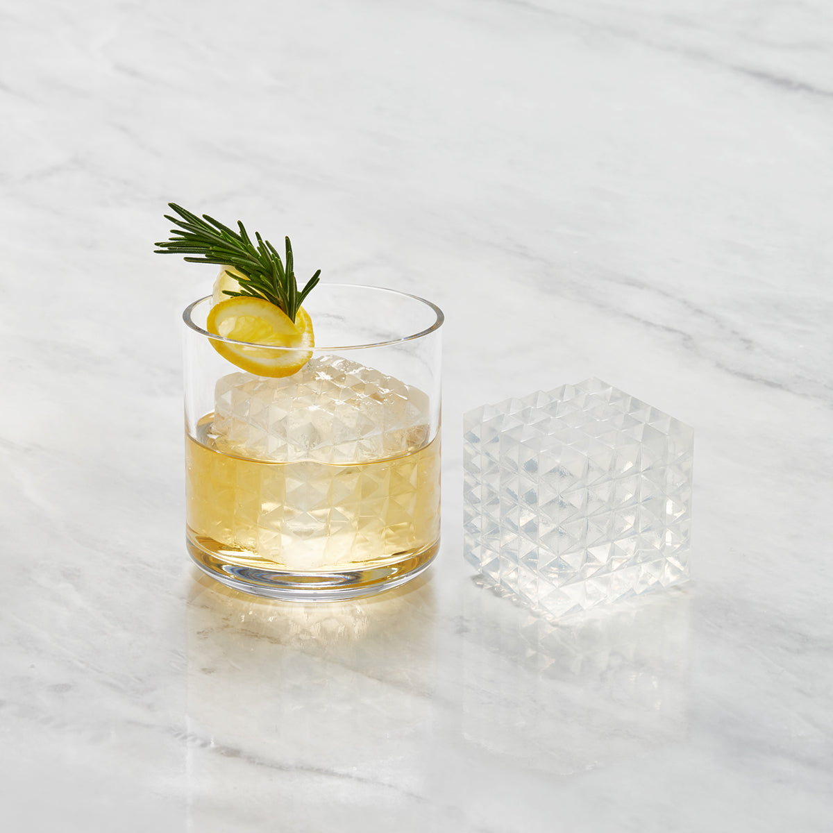 W&P Cocktail Ice Cube Prism Charcoal