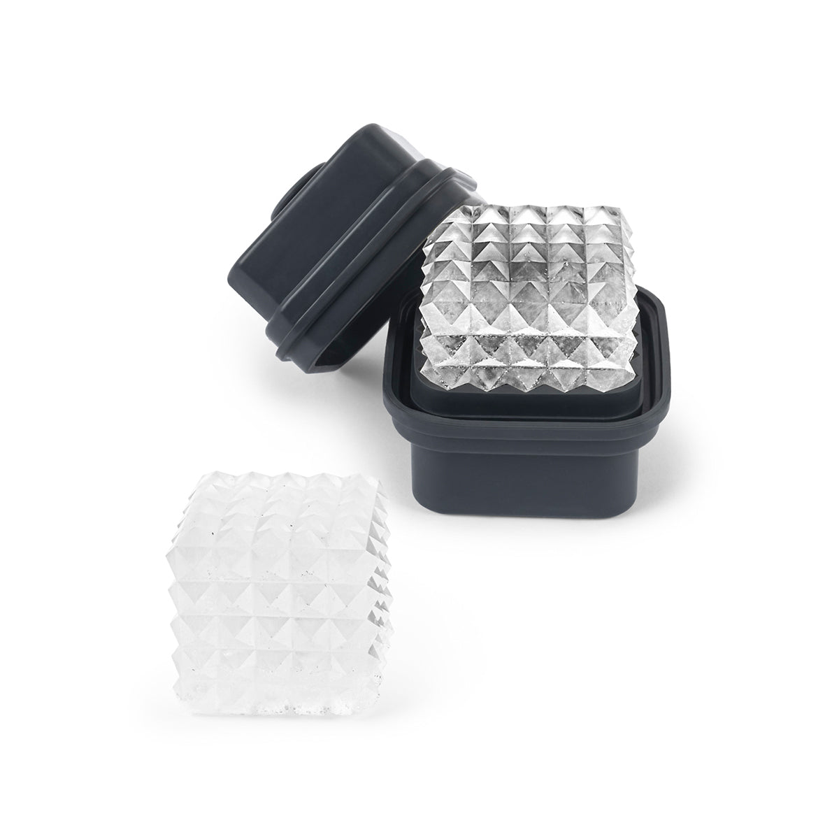 W&P Cocktail Ice Cube Prism Charcoal