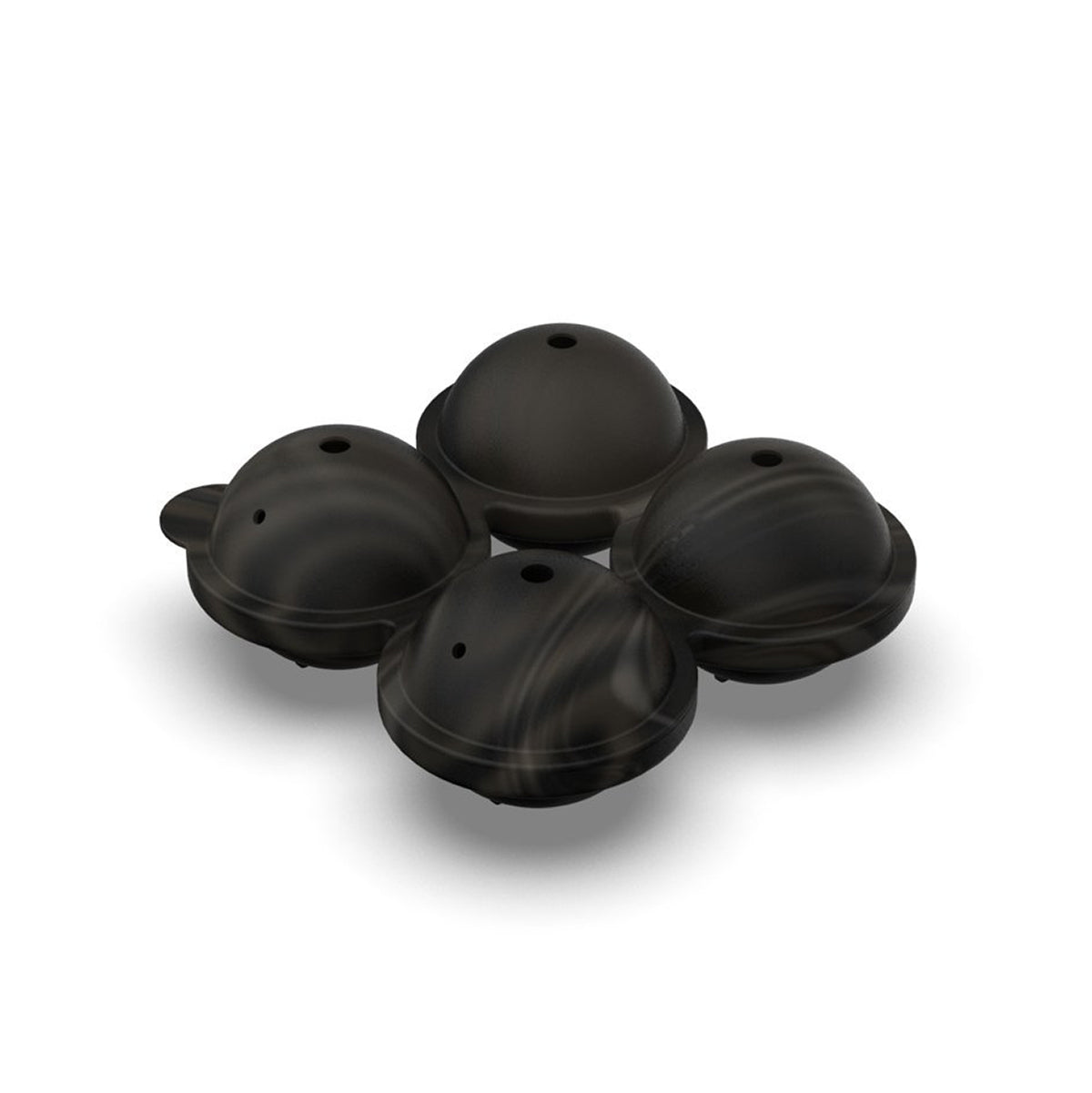 W&P Ice Tray Sphere Marble Black