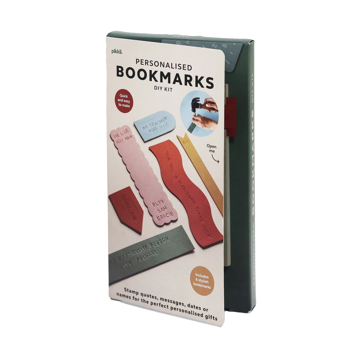 Pikkii Bookmarks Personalised DIY Kit