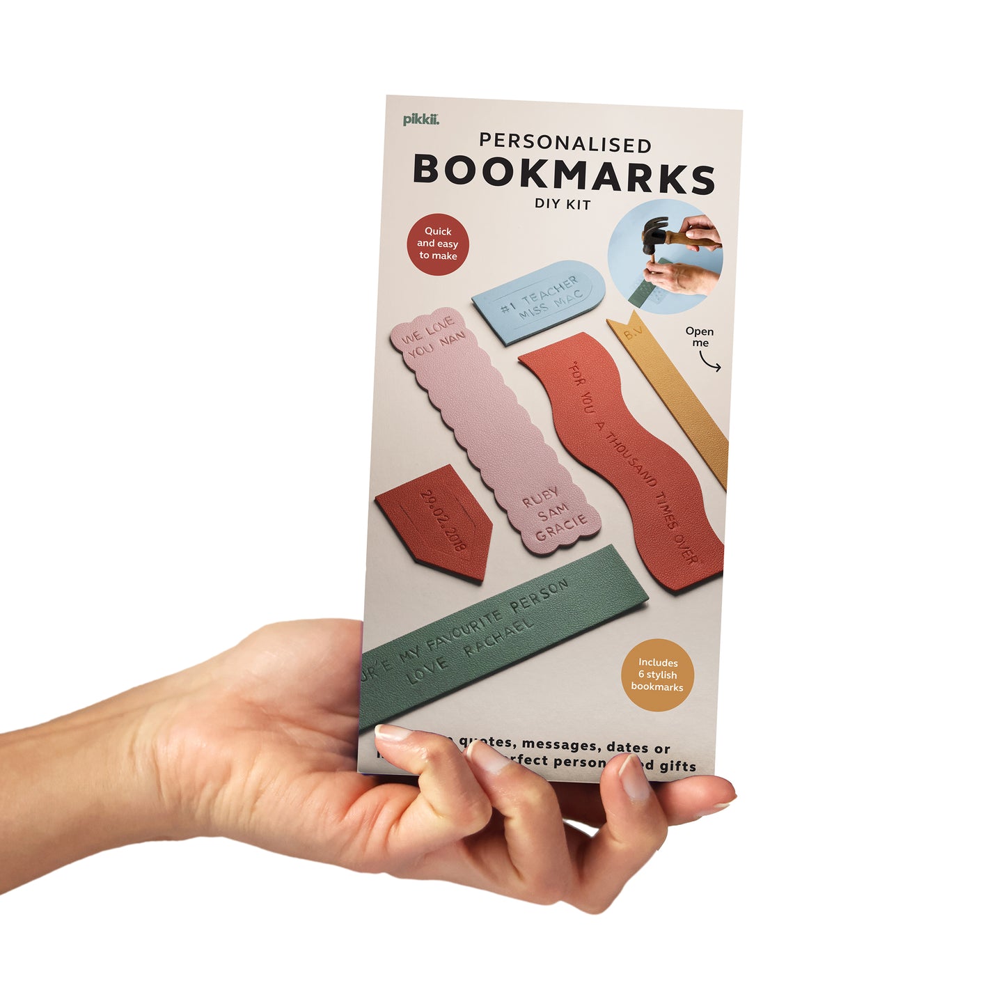 Pikkii Bookmarks Personalised DIY Kit