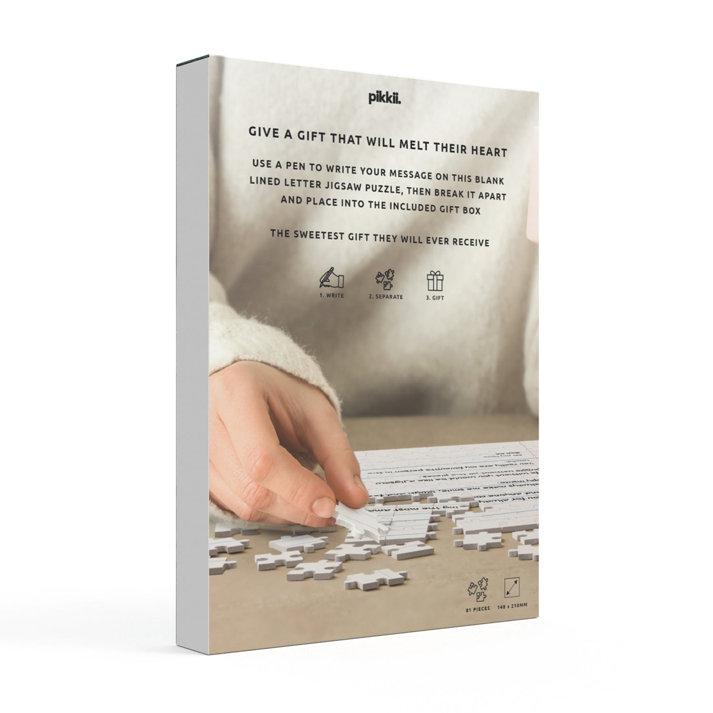 Pikkii Jigsaw Puzzle Kit Letter