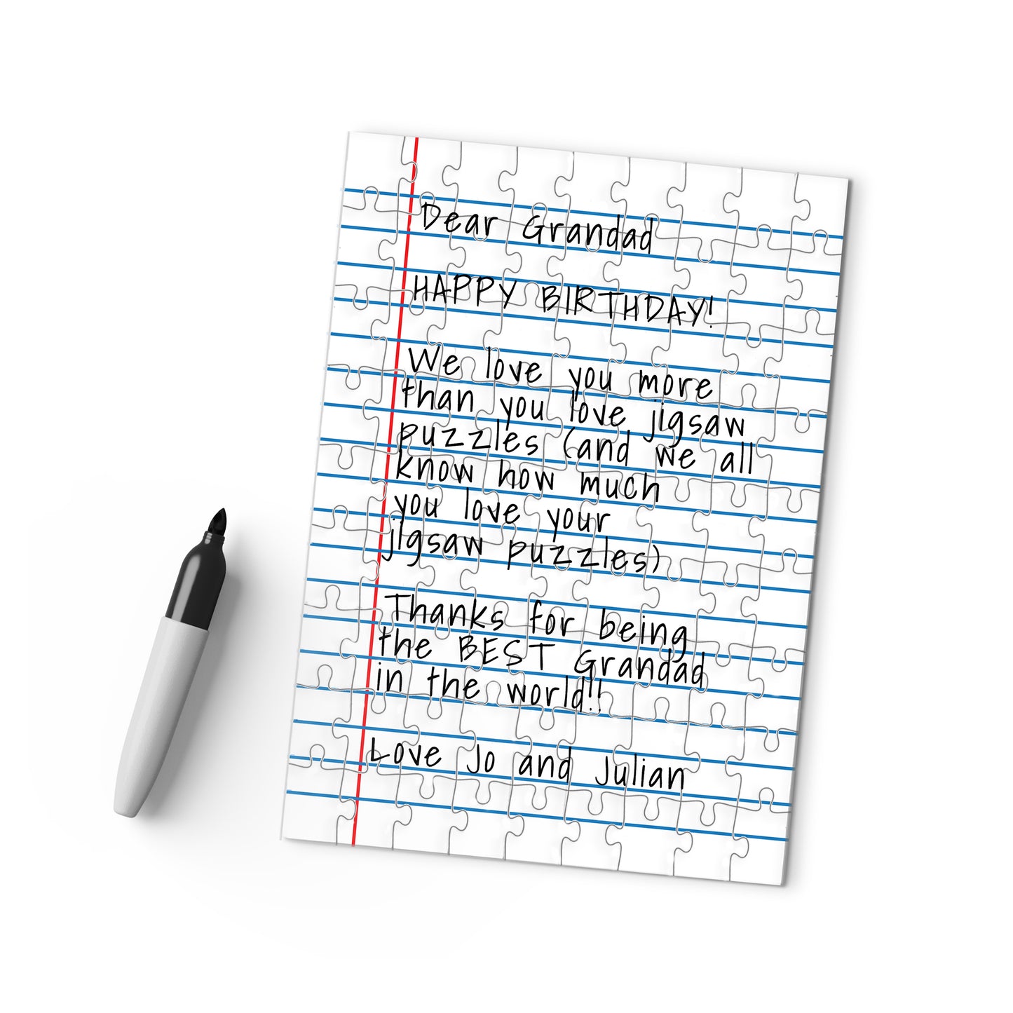 Pikkii Jigsaw Puzzle Kit Letter