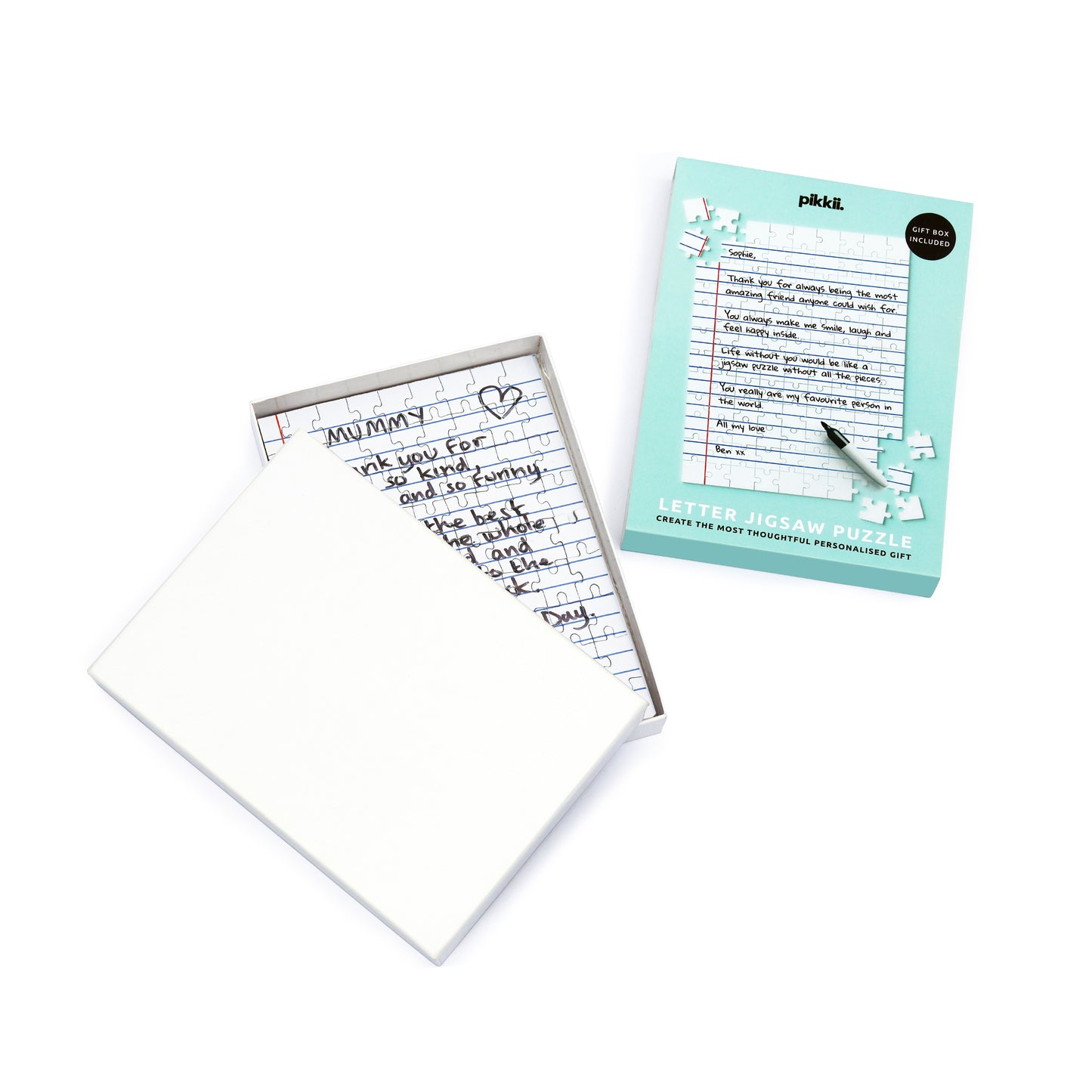 Pikkii Jigsaw Puzzle Kit Letter
