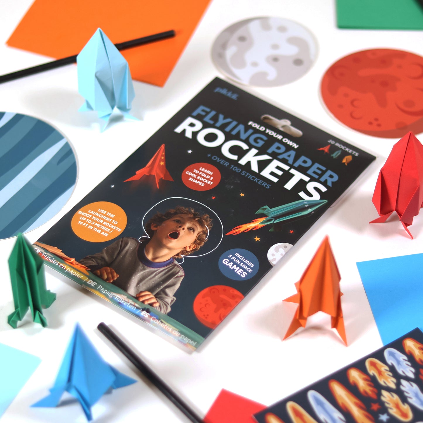 Pikkii Paper Flying Rockets