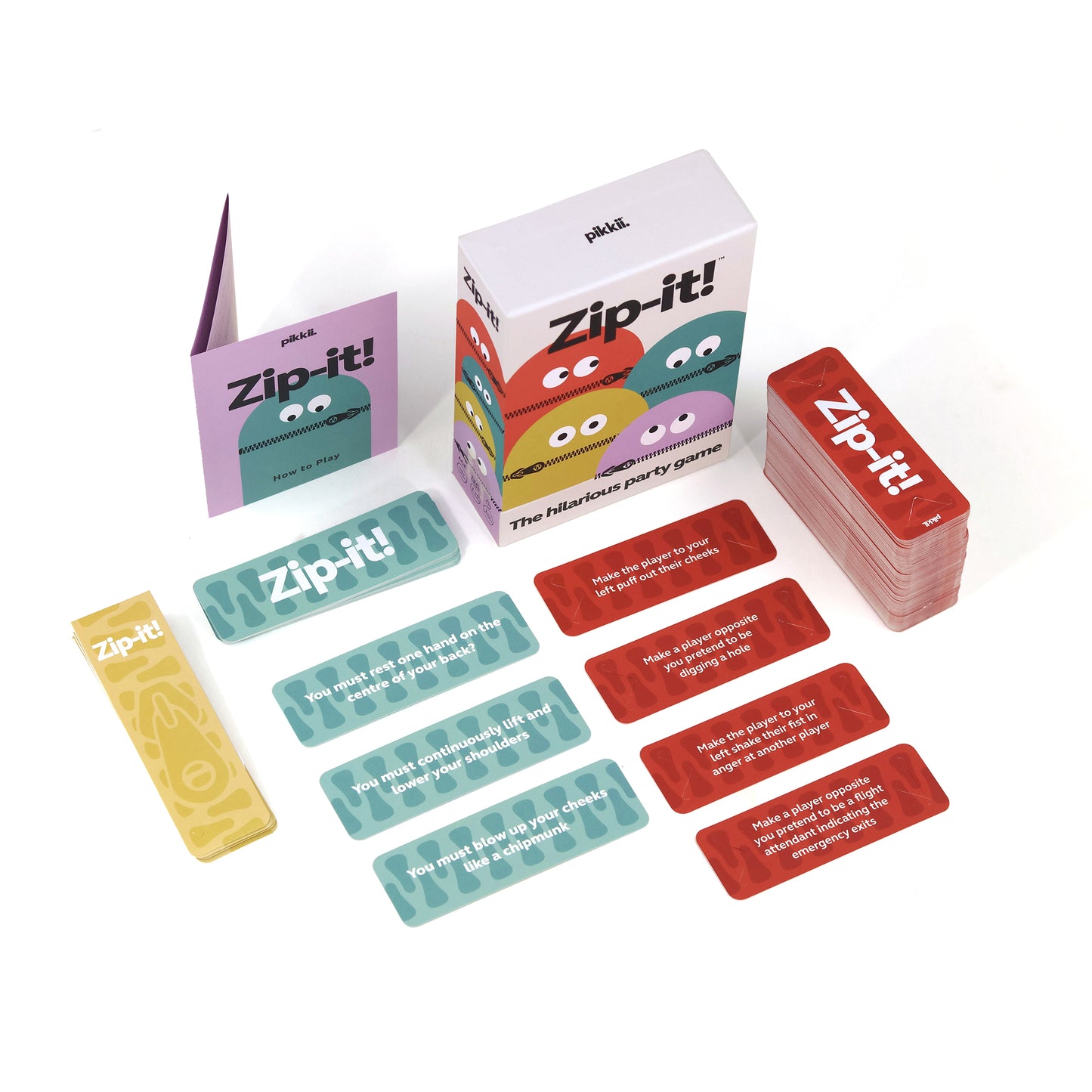 Pikkii Party Game Zip It