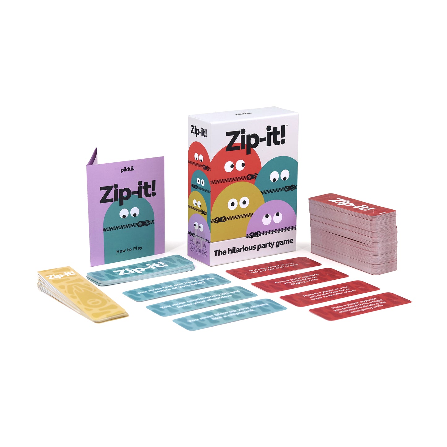 Pikkii Party Game Zip It