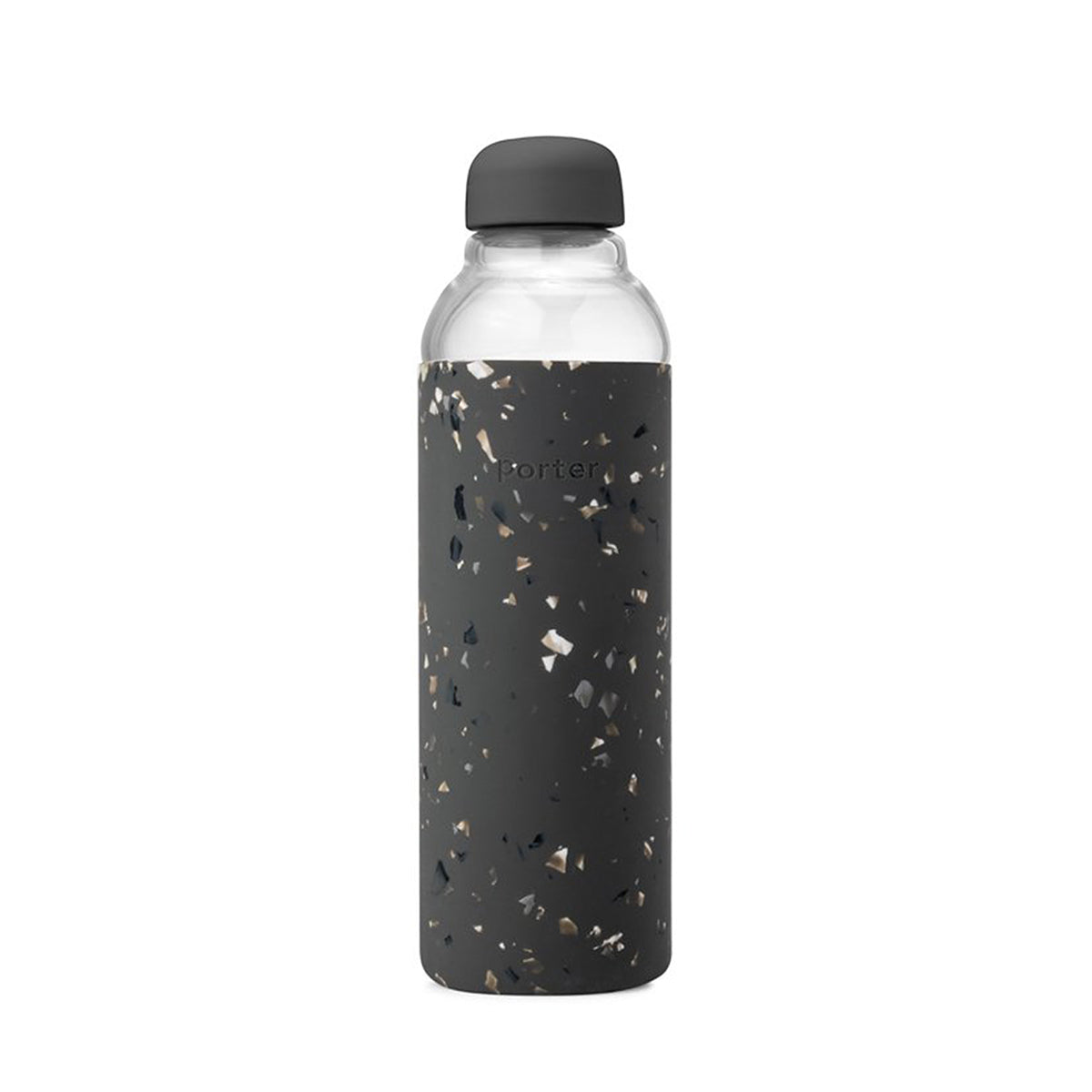 W&P Glass Bottle Terrazzo 591ml Charcoal