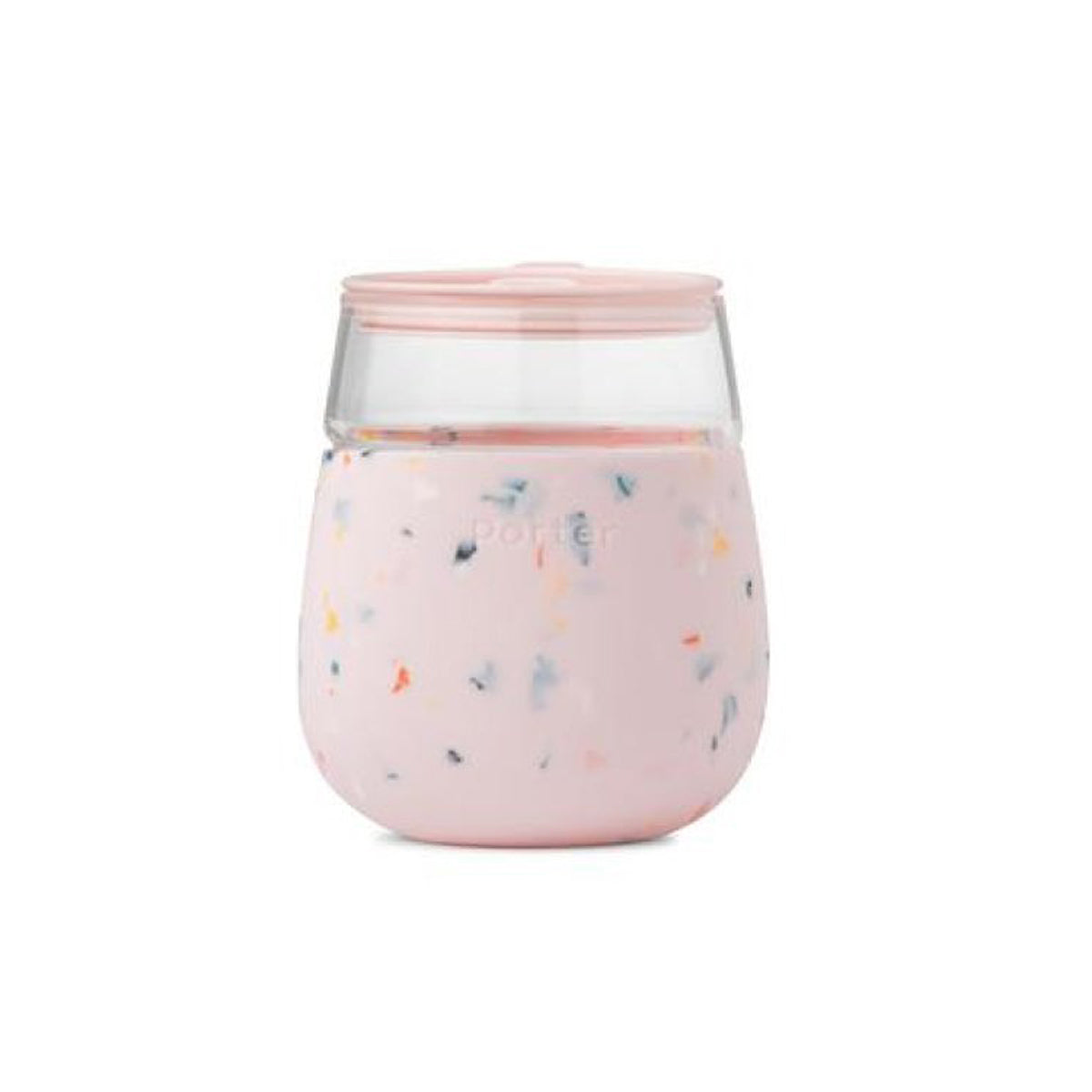 W&P Glass Tumbler Terrazzo 444ml Blush
