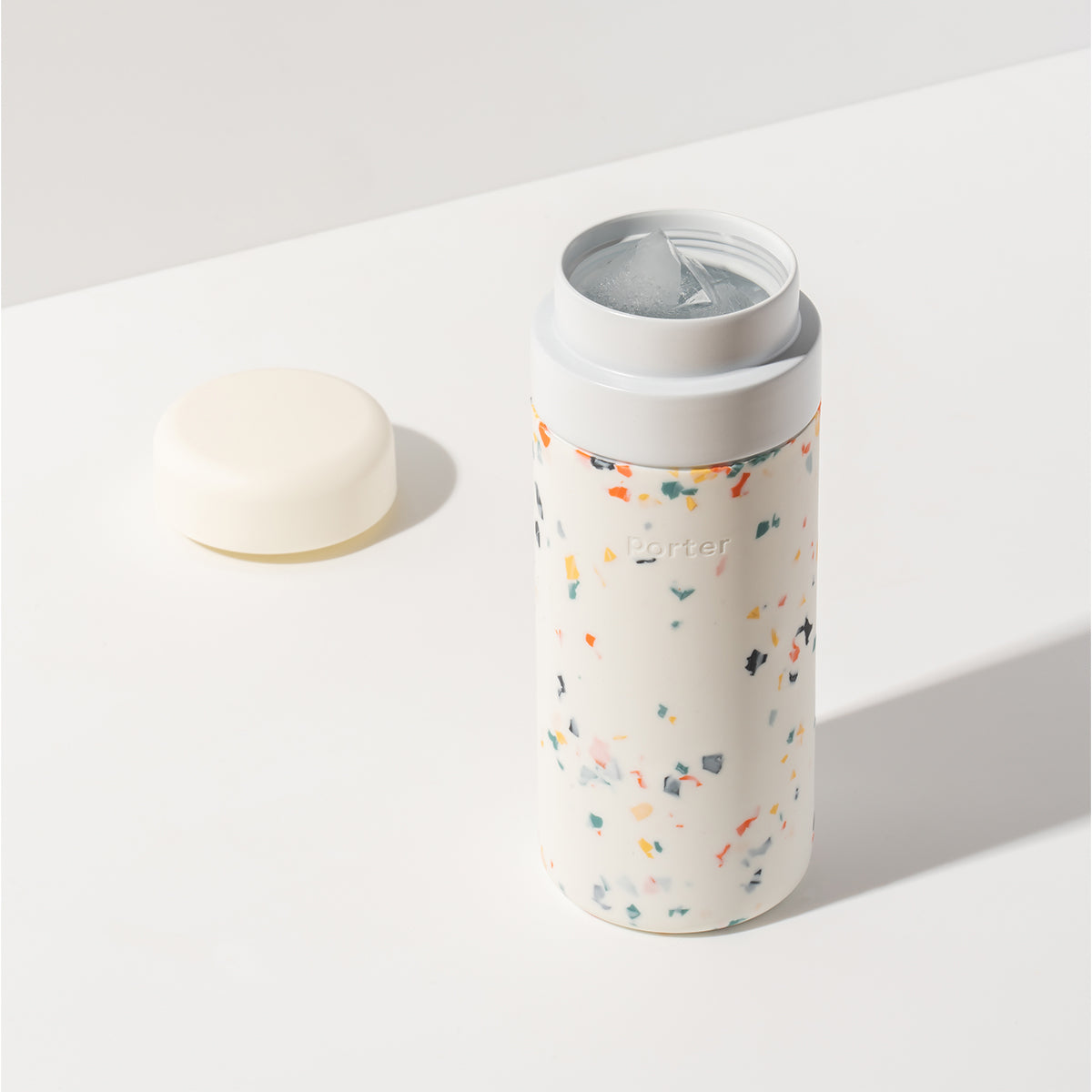 W&P Insulated Bottle Terrazzo 475ml Cream