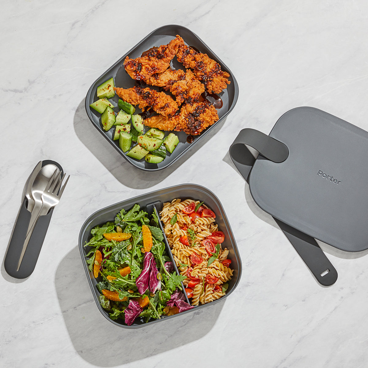 W&P Lunch Box Charcoal
