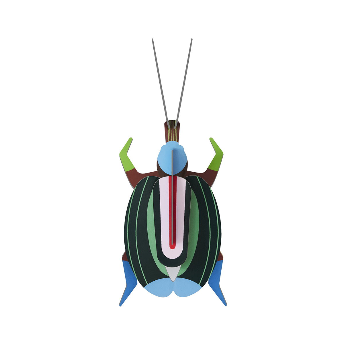 Studio Roof Wall Art Beetles (B7) Green Fig Beetle
