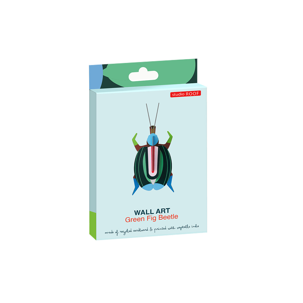 Studio Roof Wall Art Beetles (B7) Green Fig Beetle
