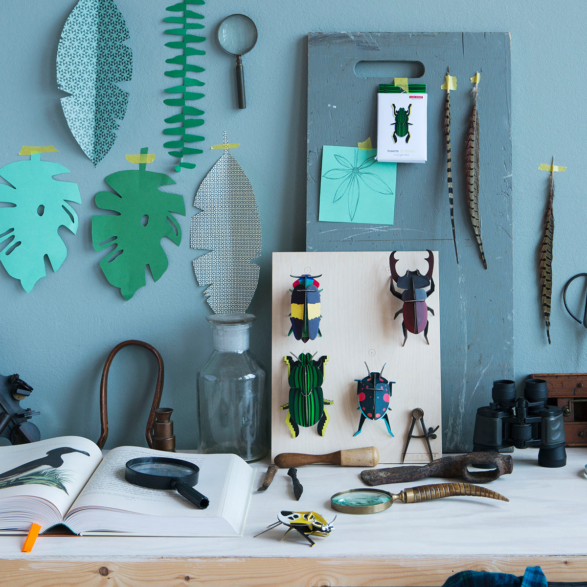 Studio Roof Wall Art Beetles (B7) Stag Beetle