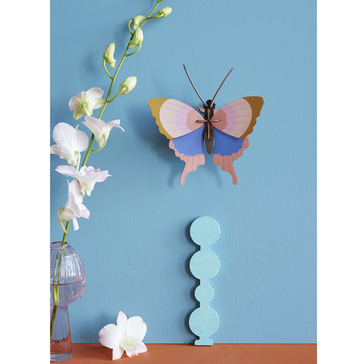 Studio Roof Wall Art Butterflies (B7) Gold Rim Butterfly