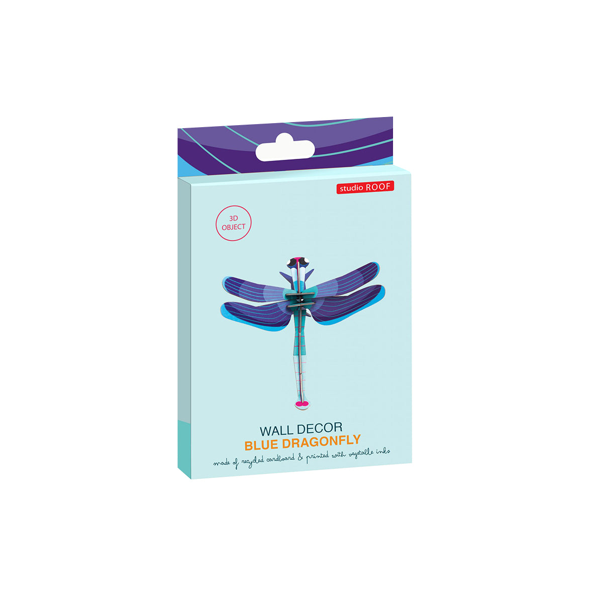 Studio Roof Wall Art Butterflies (B7) Sapphire Dragonfly