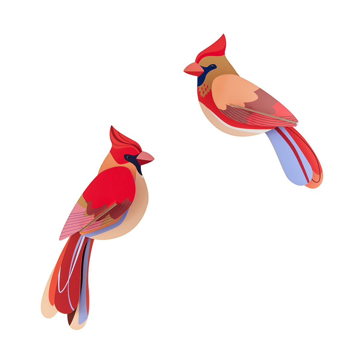 Studio Roof Wall Art Garden Birds (B6) Cardinals