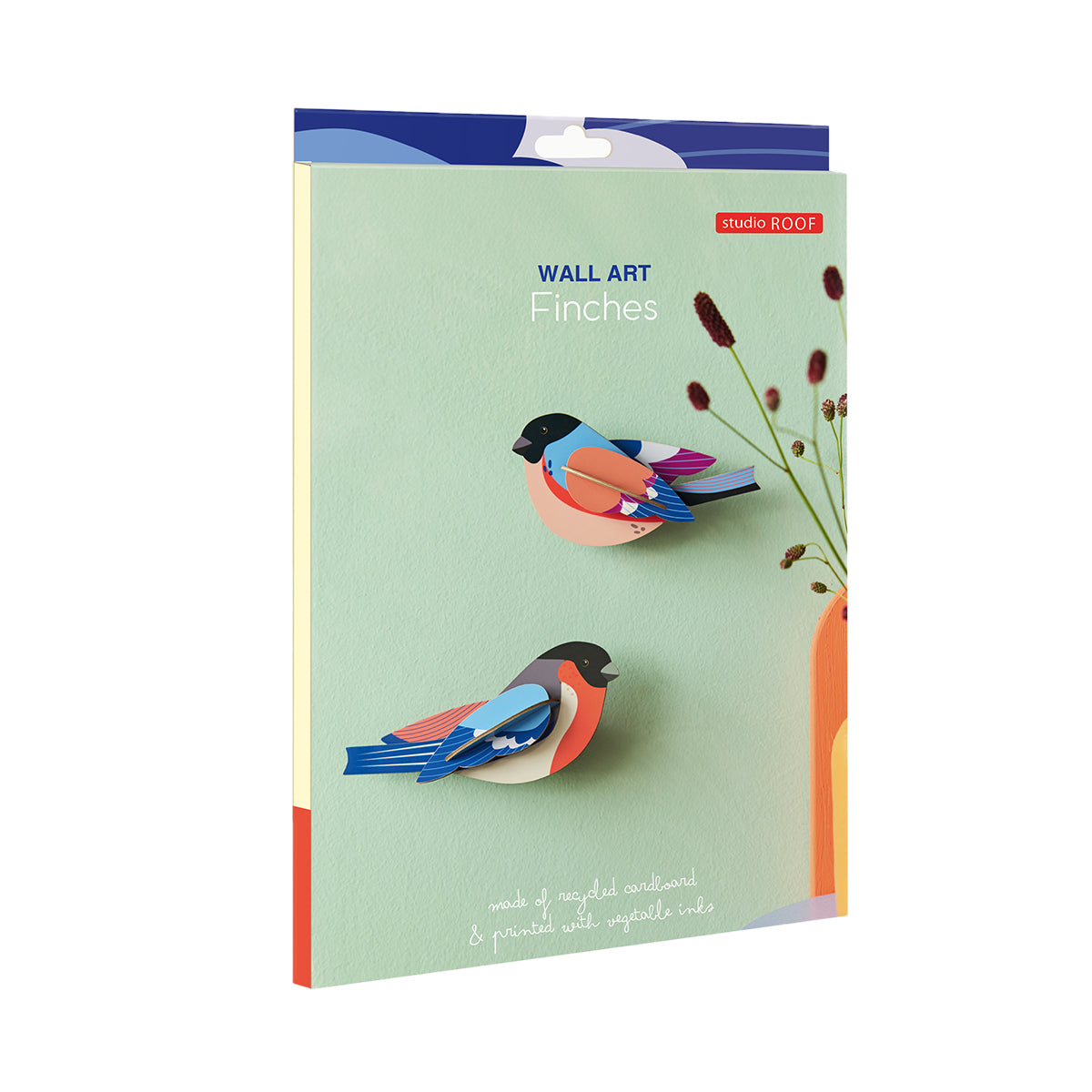 Studio Roof Wall Art Garden Birds (B6) Finches