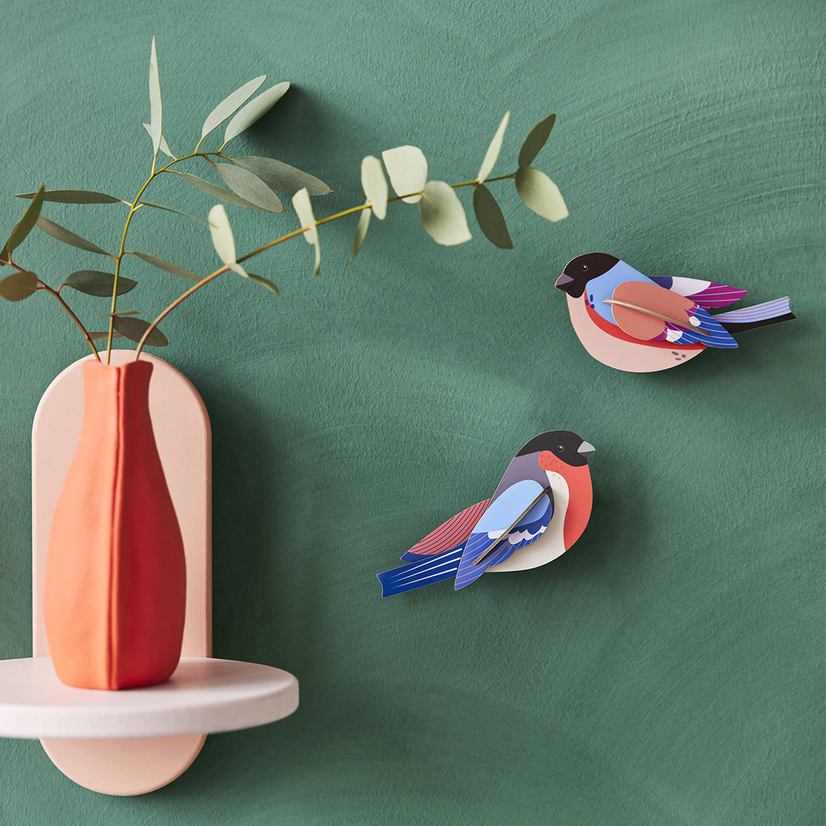 Studio Roof Wall Art Garden Birds (B6) Finches