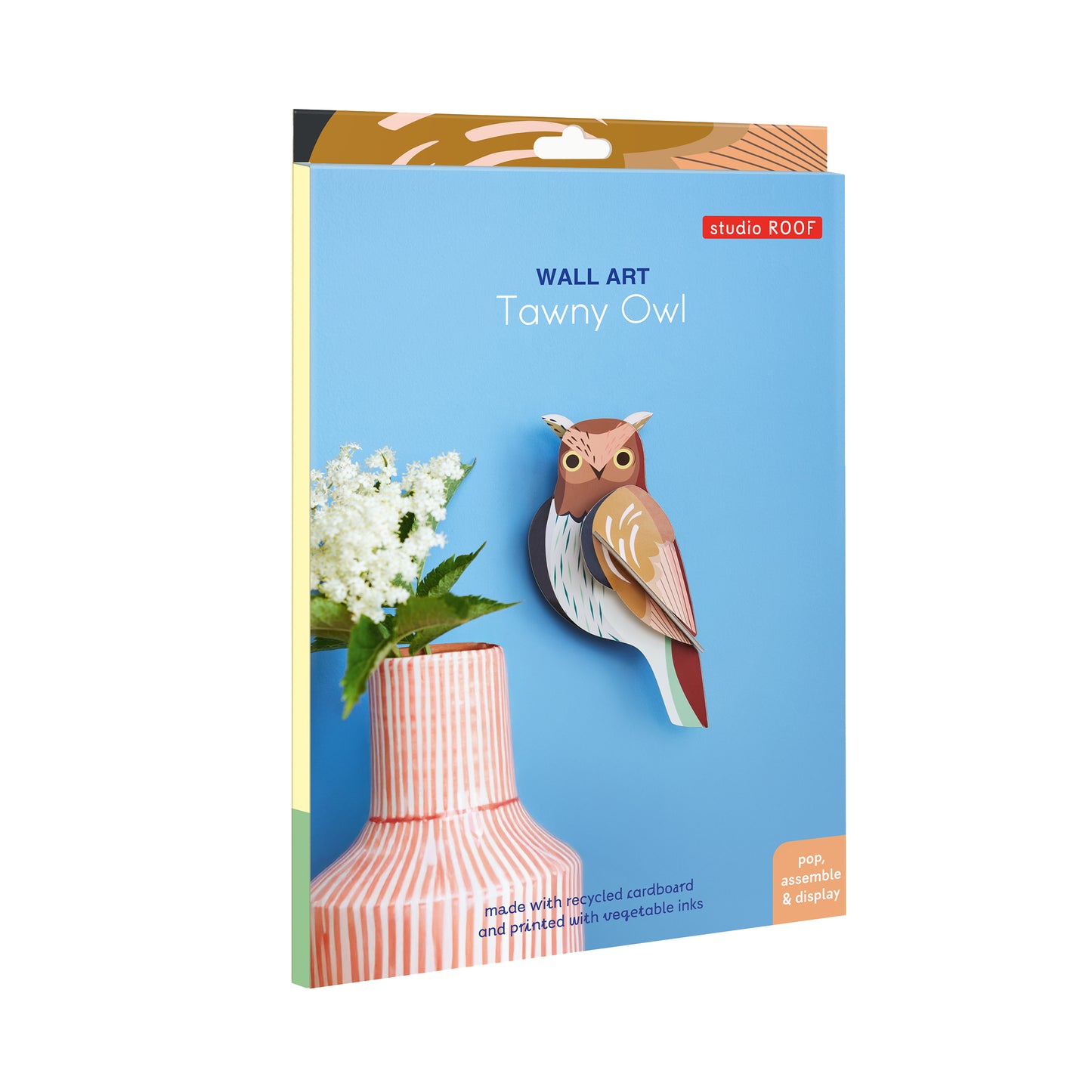 Studio Roof Wall Art Garden Birds (B6) Tawny Owl