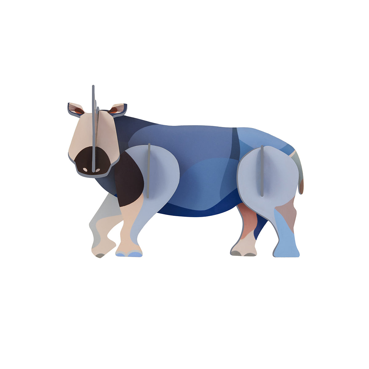 Studio Roof Wall Art Jungle Animals (B7) Rhino