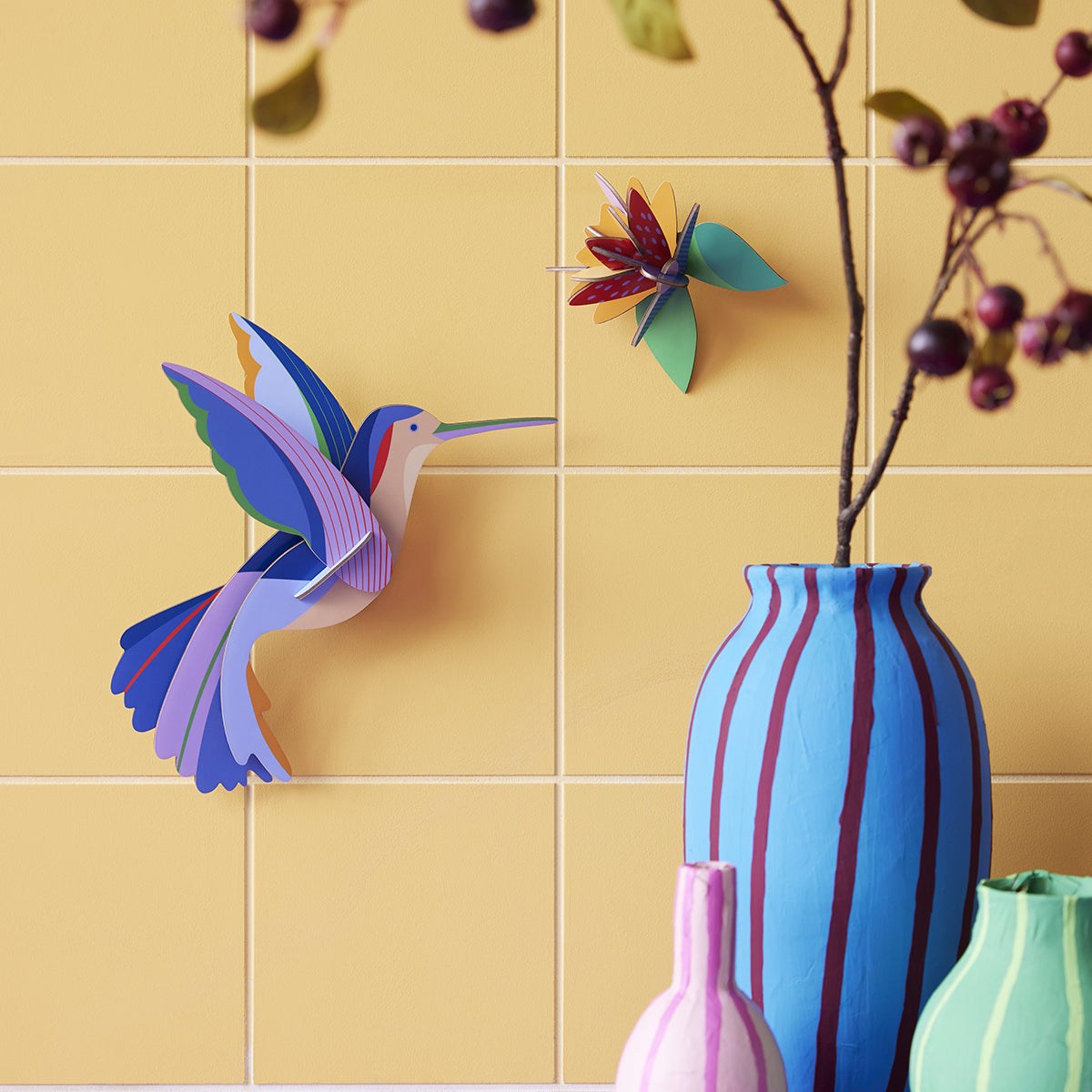 Studio Roof Wall Art Paradise Birds (B5) Hummingbird