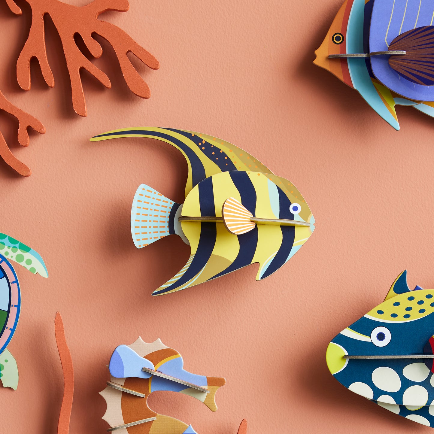 Studio Roof Wall Art Sea Creatures (B7) Angelfish