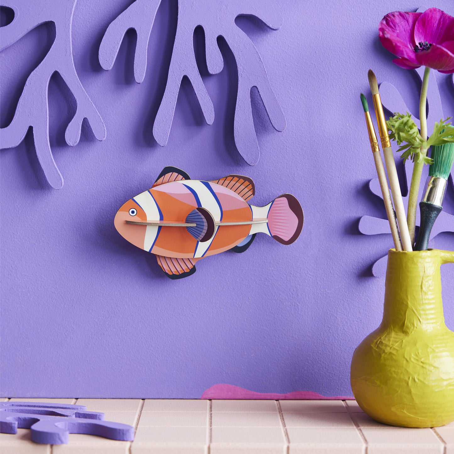 Studio Roof Wall Art Sea Creatures (B7) Clownfish
