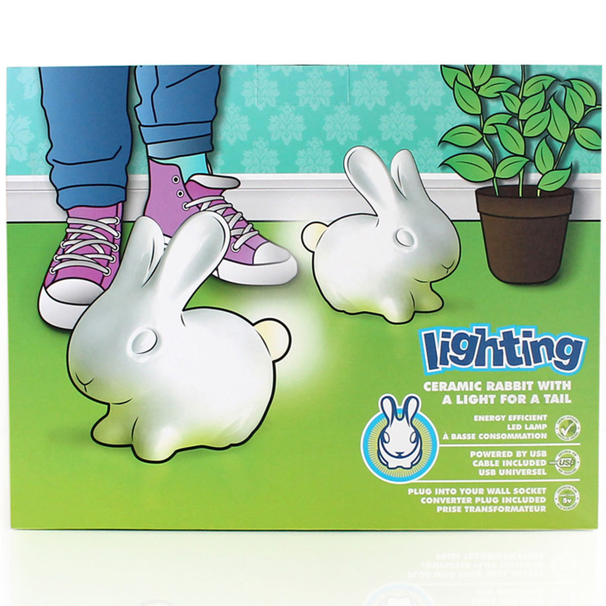 Suck UK Bunny Lamp LED Light LED Light