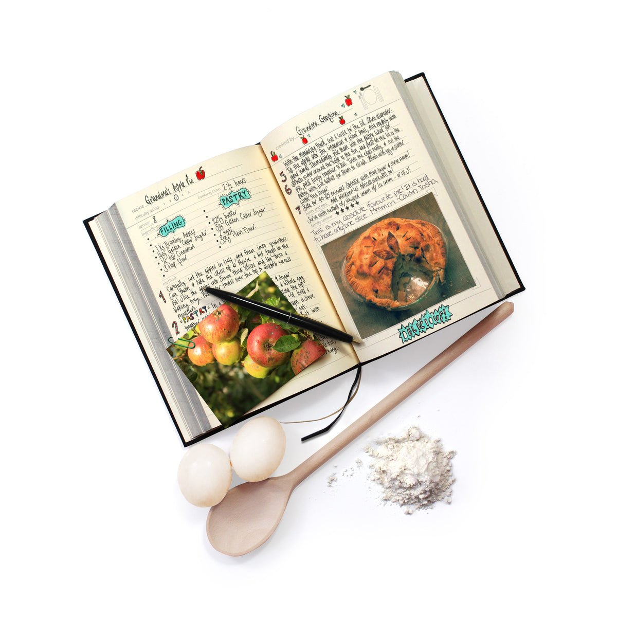 Suck UK My Family Cookbook Black