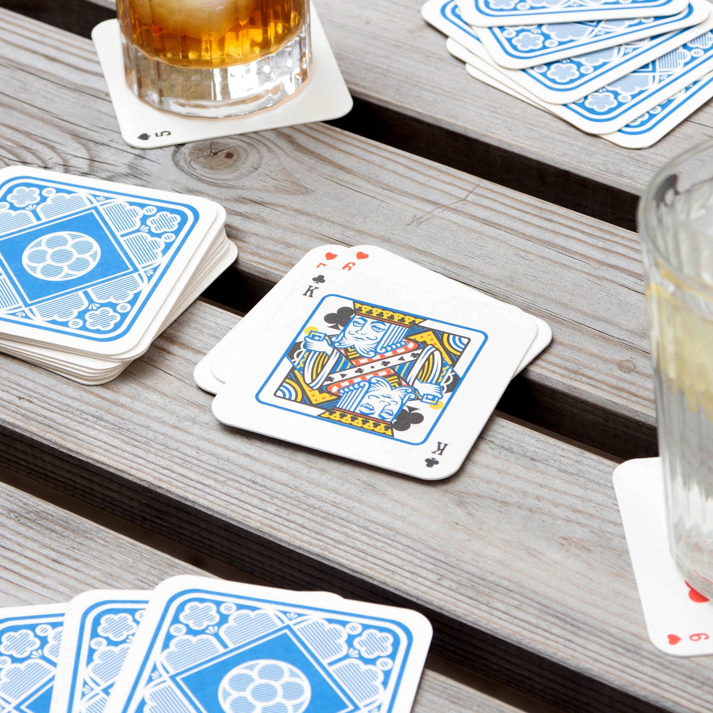 Suck UK Playing Card Drink Mats