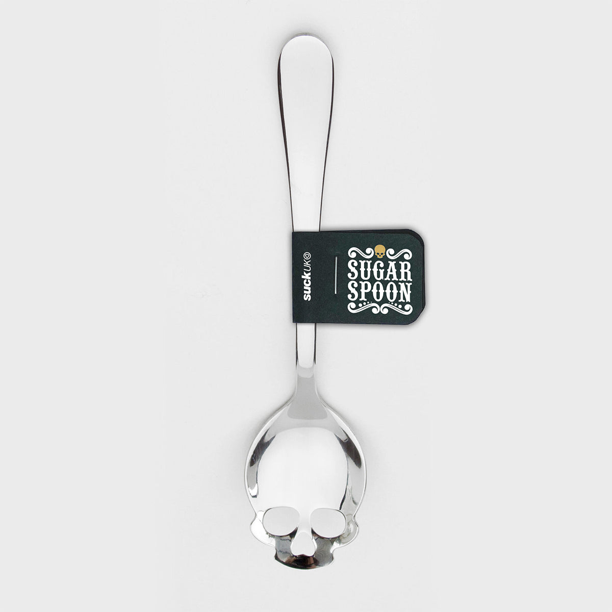 Suck UK Skull Sugar Spoon Silver