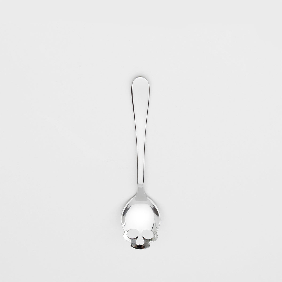 Suck UK Skull Sugar Spoon Silver