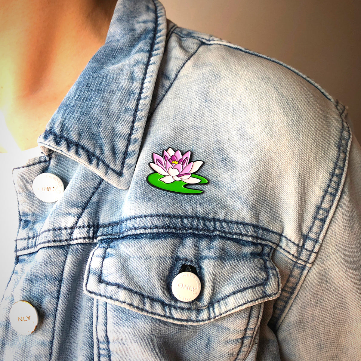 Today Is Art Day Enamel Pin Claude Monet Water Lily