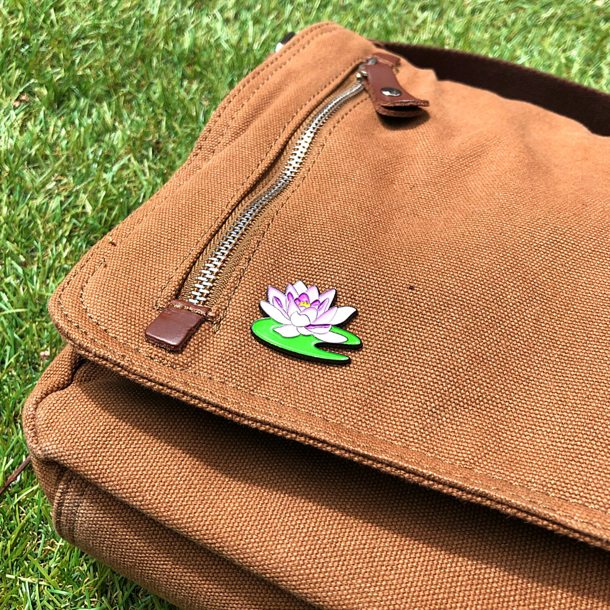 Today Is Art Day Enamel Pin Claude Monet Water Lily