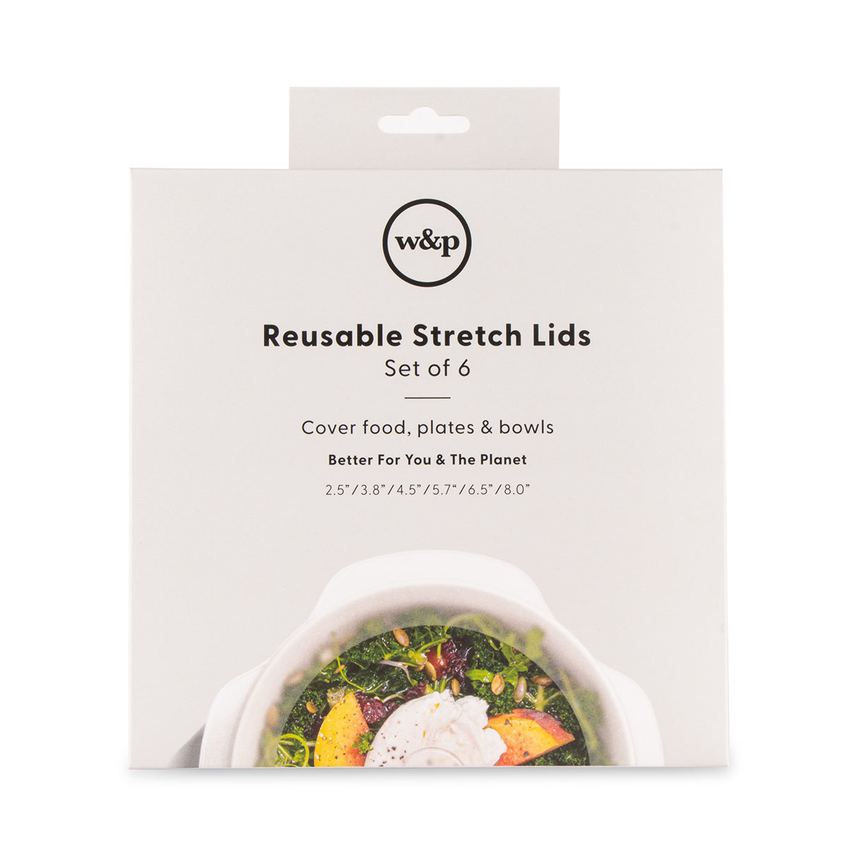 W&P Reusable Stretch Lid (set of 6) Food Cover Food Cover