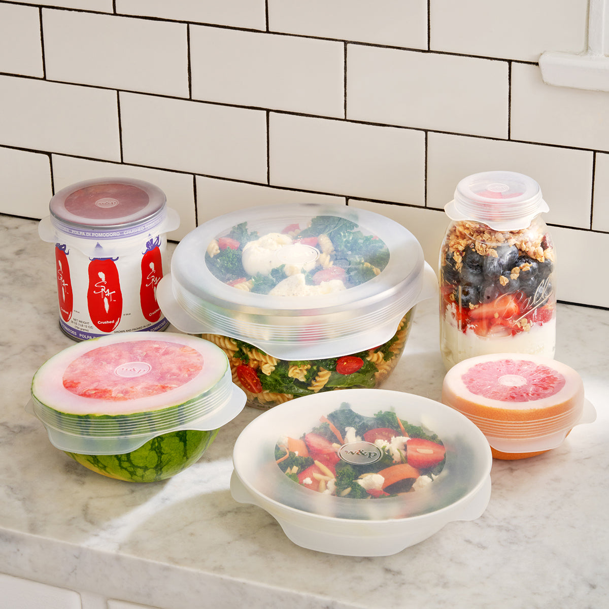 W&P Reusable Stretch Lid (set of 6) Food Cover Food Cover