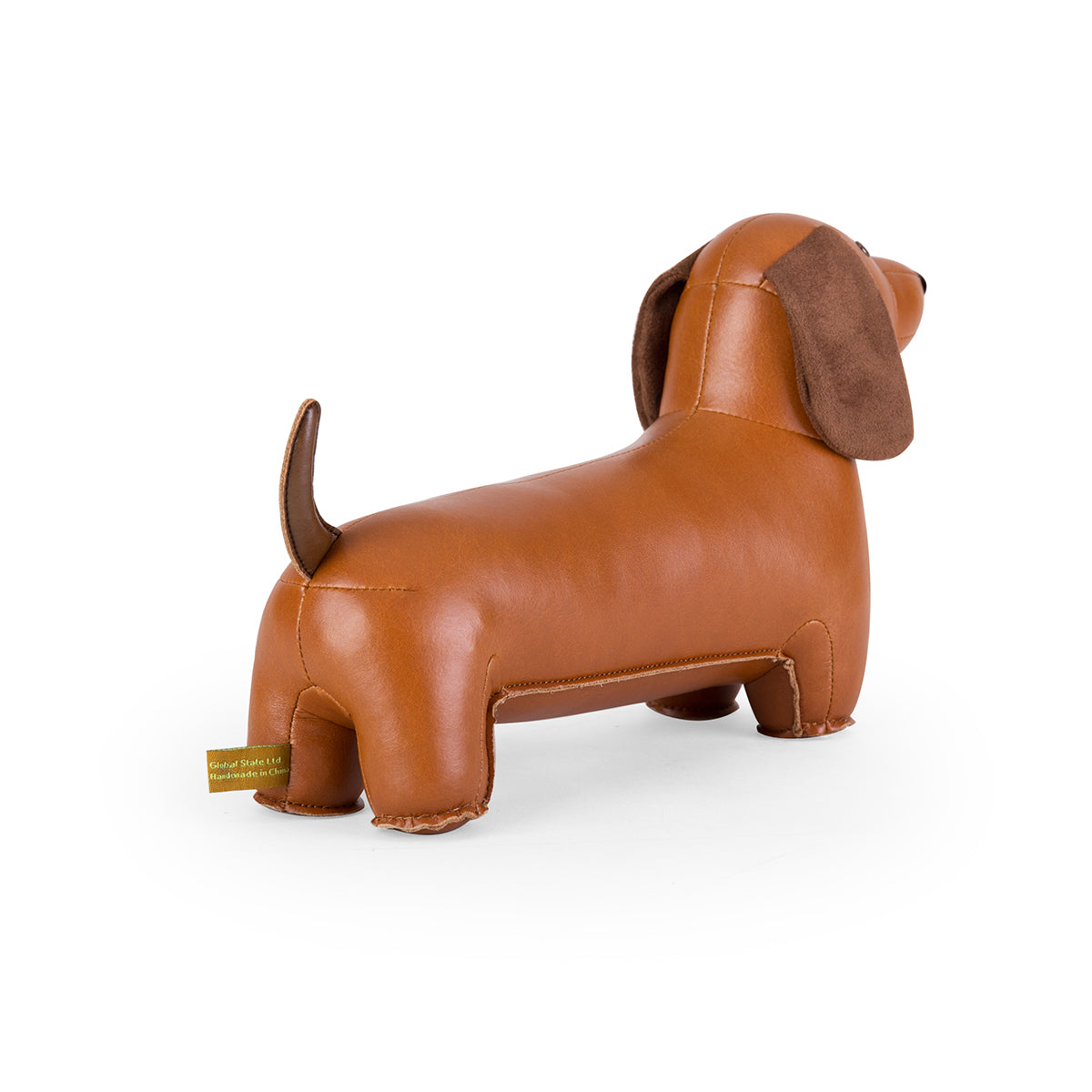 Zuny Bookend Classic Dachshund Tan