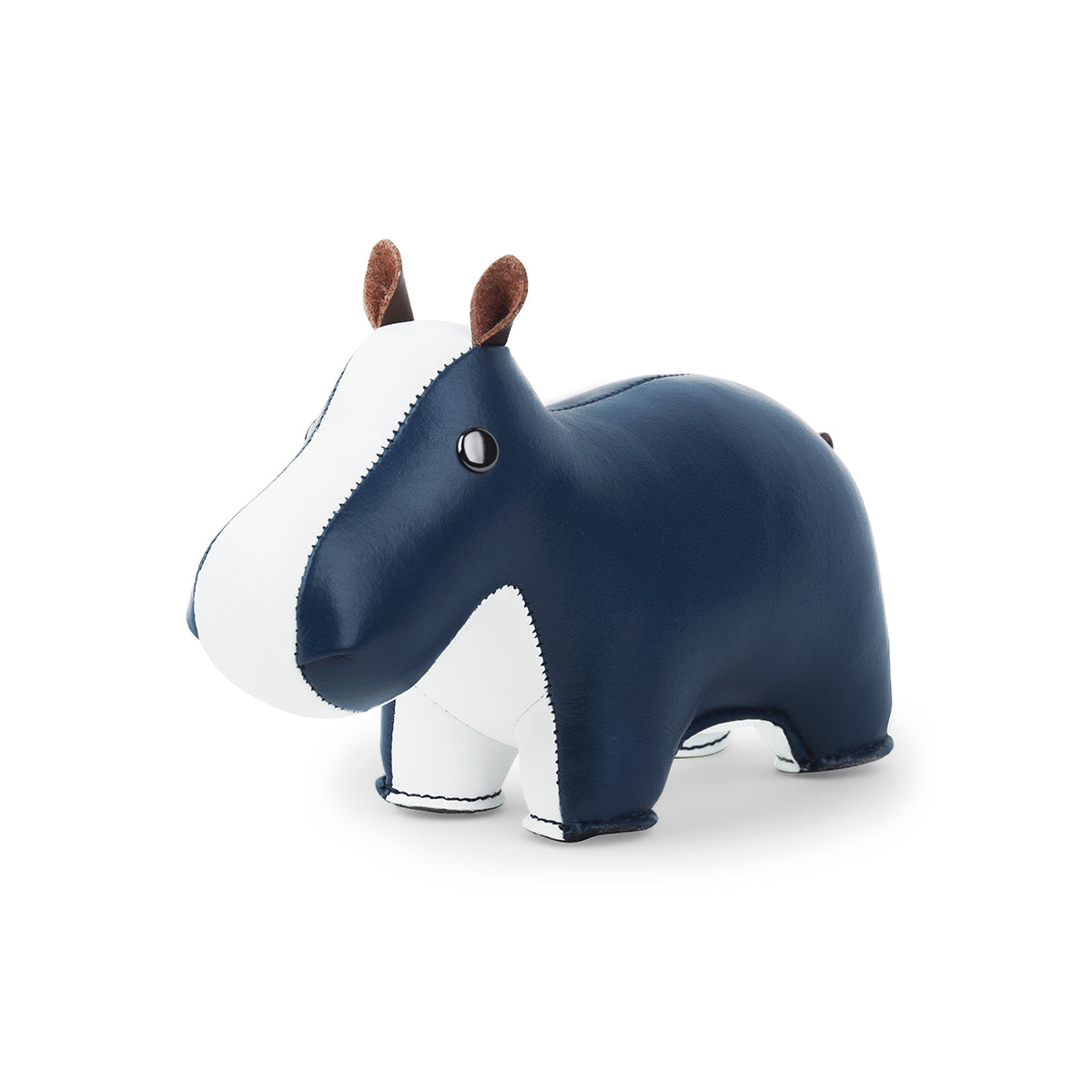 Zuny Paperweight Classic Hippo Midnight Blue