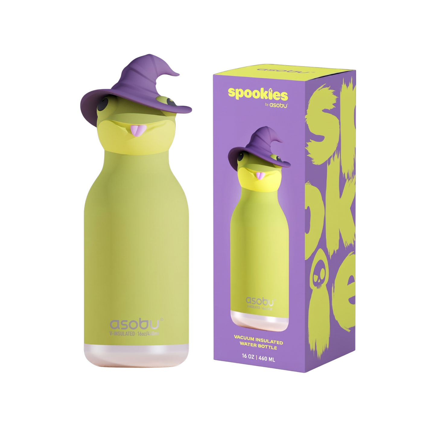 Asobu Spookie Bottle 460ml Frog Witch