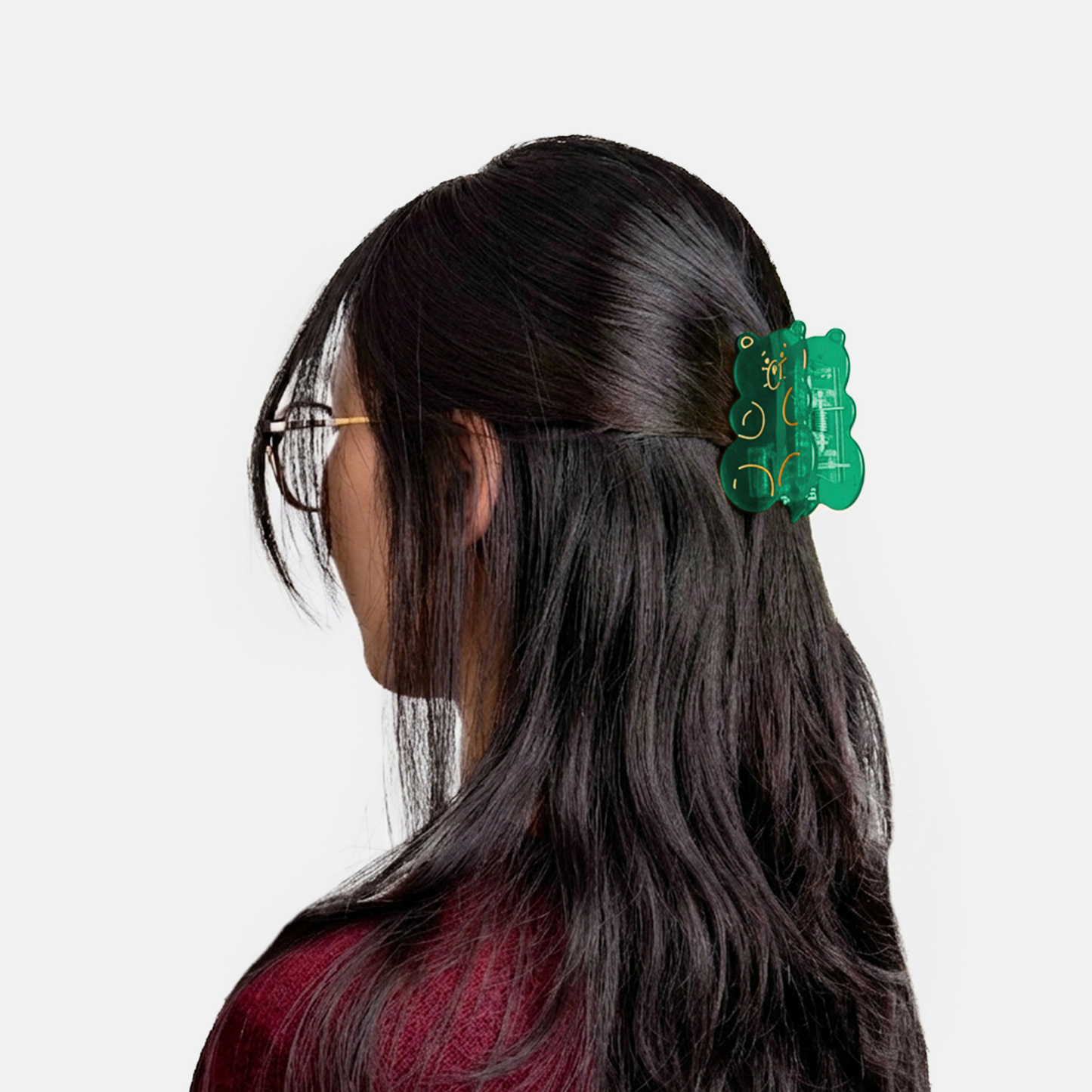 Eat My Socks Hair Claw Gummy Green