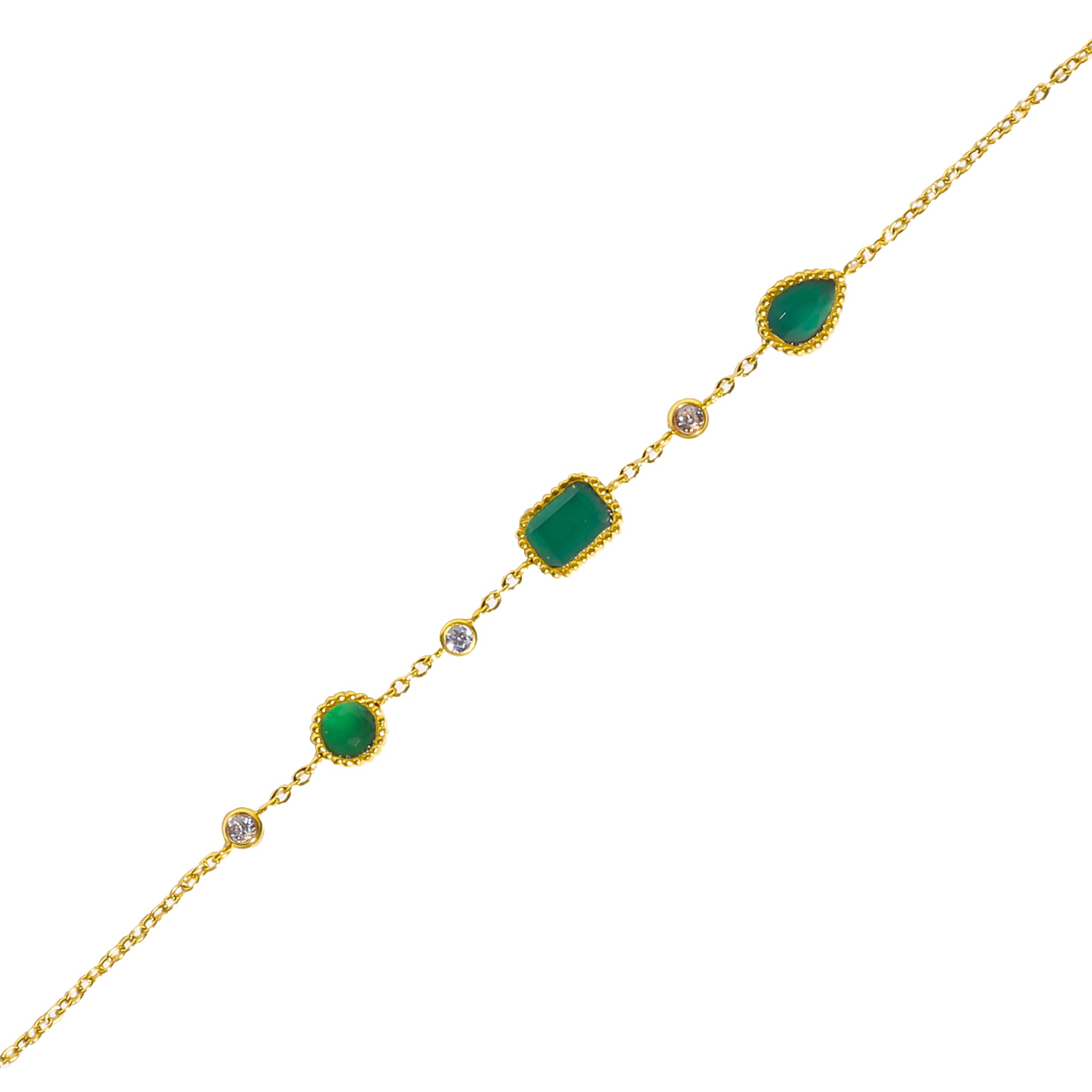 AEC Paris Bracelet Pelagia Green Onyx