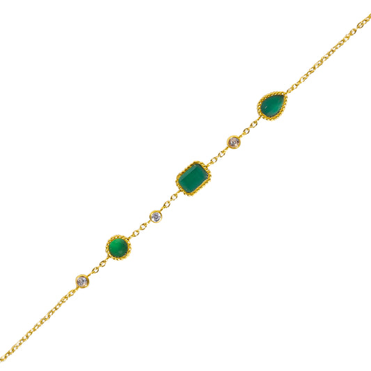 AEC Paris Bracelet Pelagia Green Onyx