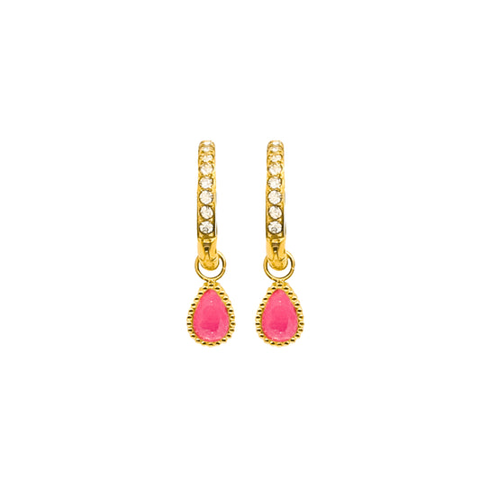 AEC Paris Earrings Daphne Rose Agate
